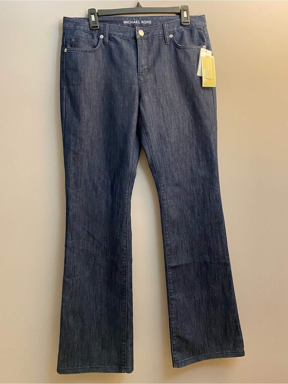 Michael Kors Women's Dark Indigo Flare Jeans